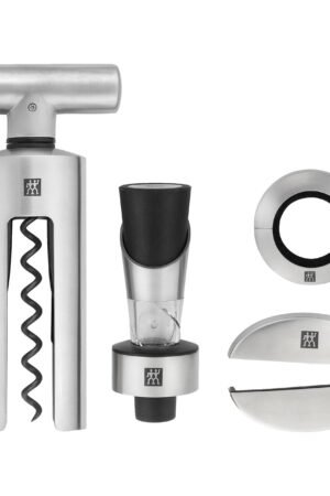 ZWILLING Sommelier 4 Piece Sommelier Set, Silver
