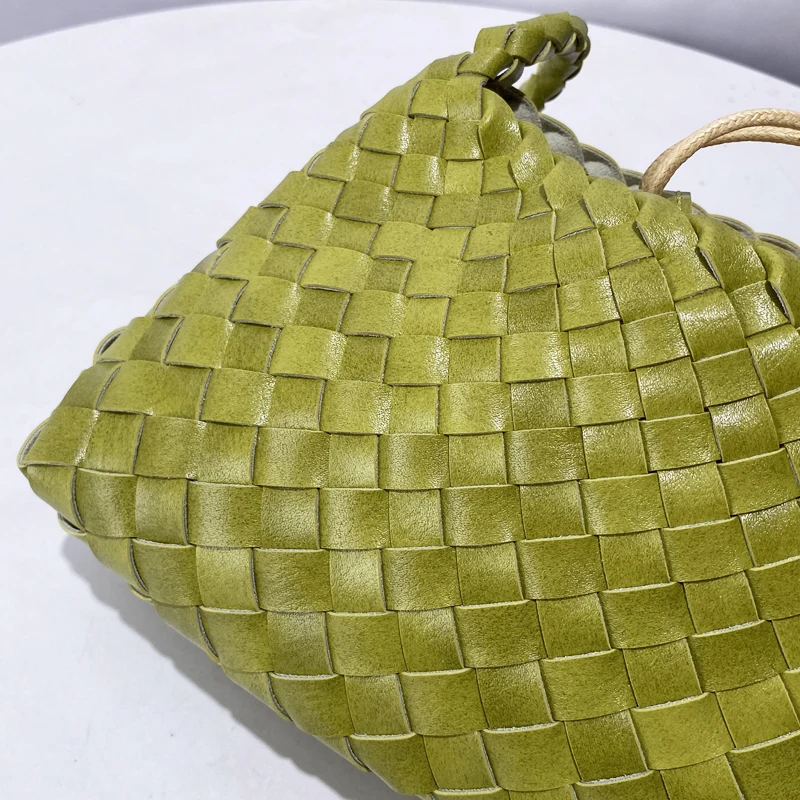 Hand Woven Shell Bags For Women Luxury Designer Handbags Purses 2025 New In PU Cross Weaving With Inner Pocket Underarm Shoulder – Image 19