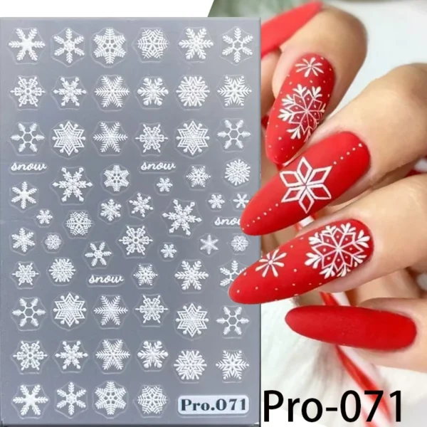 1/2Pc 3D Gradient French Line Nail Stickers Black White Stripe Lines Sliders Nail Accessories Manicure Flower Butterfly Adhesive – Image 28