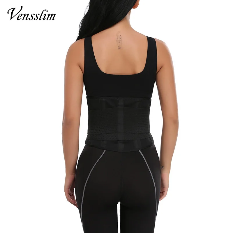 Vensslim Women Sauna Sweat Abdomen Trimmer Belt Waist Trainer Slimming Body Shaper Corset Workout Belly Slim Fat Burner Girdles – Image 12
