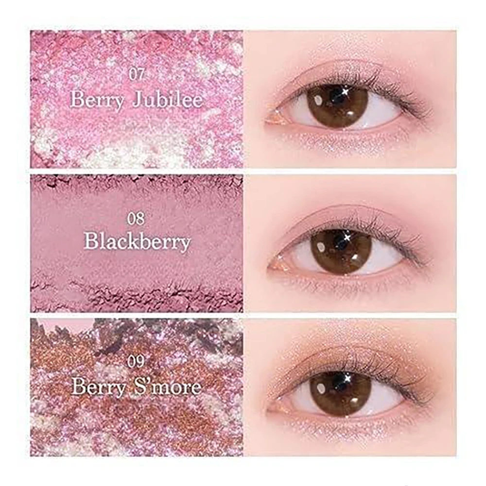 Ice Cream Nine Color Eyeshadow Sequins Glitter Beaded Earth Color Eyeshadow Mashed Potatoes Novice Trendy Instagram Aesthetic – Image 25
