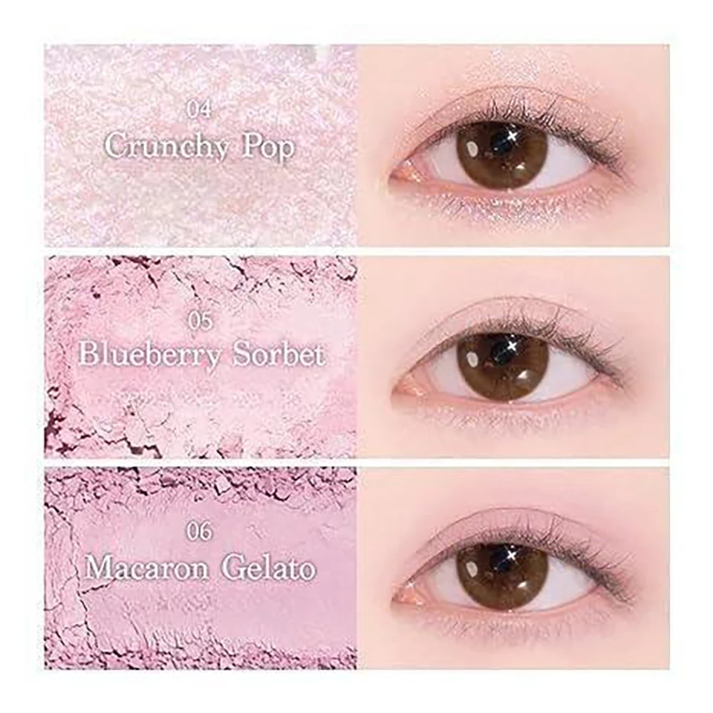 Ice Cream Nine Color Eyeshadow Sequins Glitter Beaded Earth Color Eyeshadow Mashed Potatoes Novice Trendy Instagram Aesthetic – Image 24