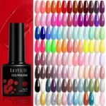 LILYCUTE 7ML 129 Colorful Gel Nail Polish Long Lasting UV LED Gel Sequins For Manicure Nail Art Design Gel Varnish
