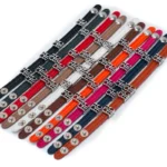 CH Women's Bracelet High Quality Multiple Colors Optional Women's Gift Fashion Snap Closure Metal Logo Design Bracelet