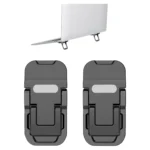 2pcs/Set Foldable Laptop Stand Portable Notebook Support Holder Adjustable Riser Cooling Bracket Universal for Laptop Tablet
