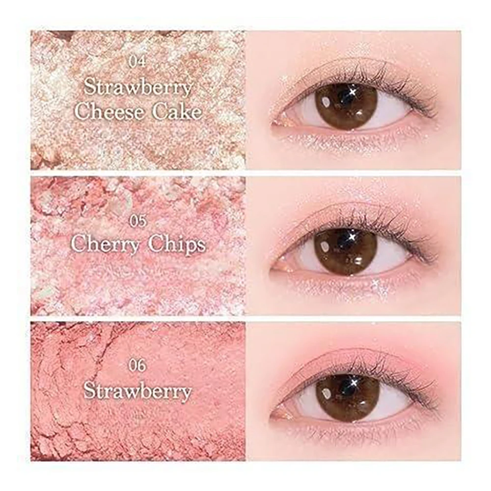 Ice Cream Nine Color Eyeshadow Sequins Glitter Beaded Earth Color Eyeshadow Mashed Potatoes Novice Trendy Instagram Aesthetic – Image 29