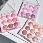 Ice Cream Nine Color Eyeshadow Sequins Glitter Beaded Earth Color Eyeshadow Mashed Potatoes Novice Trendy Instagram Aesthetic