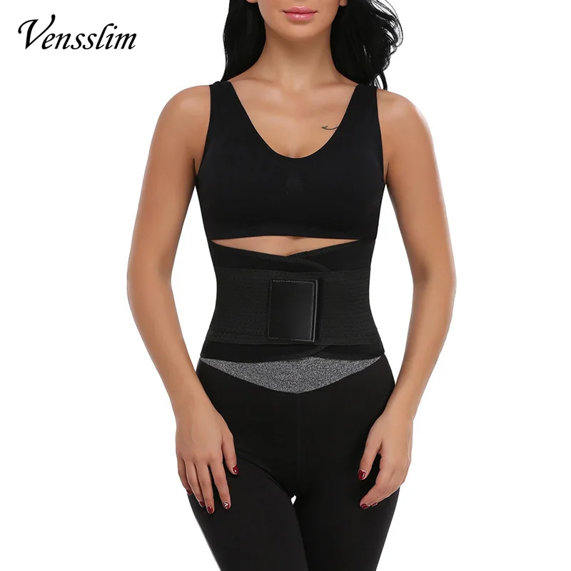 Vensslim Women Sauna Sweat Abdomen Trimmer Belt Waist Trainer Slimming Body Shaper Corset Workout Belly Slim Fat Burner Girdles – Image 10