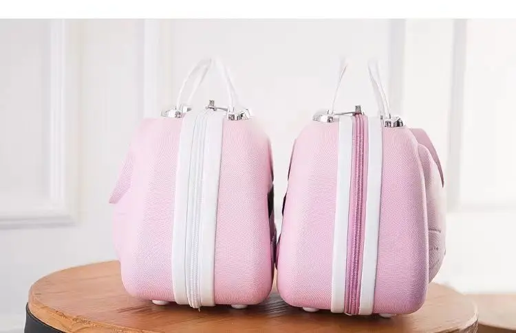 Cartoon Hello Kittys 12 Inches Cosmetic Case Suitcase Suitcase Companion Gift Box Kawaii Cartoon Sanrios Cute Student Girl – Image 20