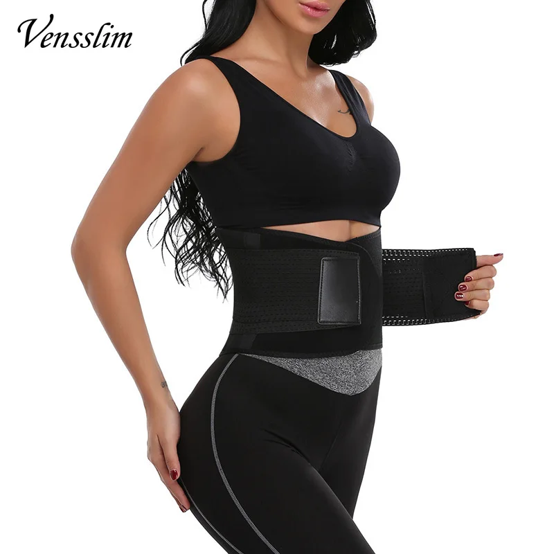 Vensslim Women Sauna Sweat Abdomen Trimmer Belt Waist Trainer Slimming Body Shaper Corset Workout Belly Slim Fat Burner Girdles – Image 11