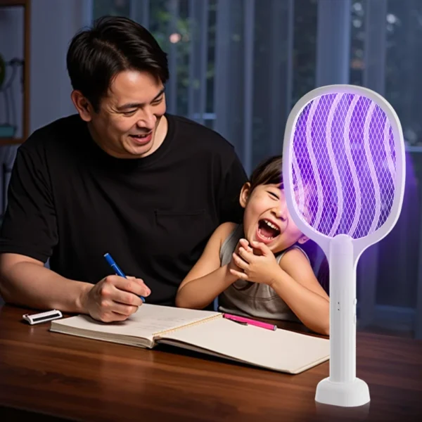 10000M Long-handled Electric Mosquito Killer Household Use Camping Silent Portable Mosquito Killer for Night Attracting Mosquit – Image 5