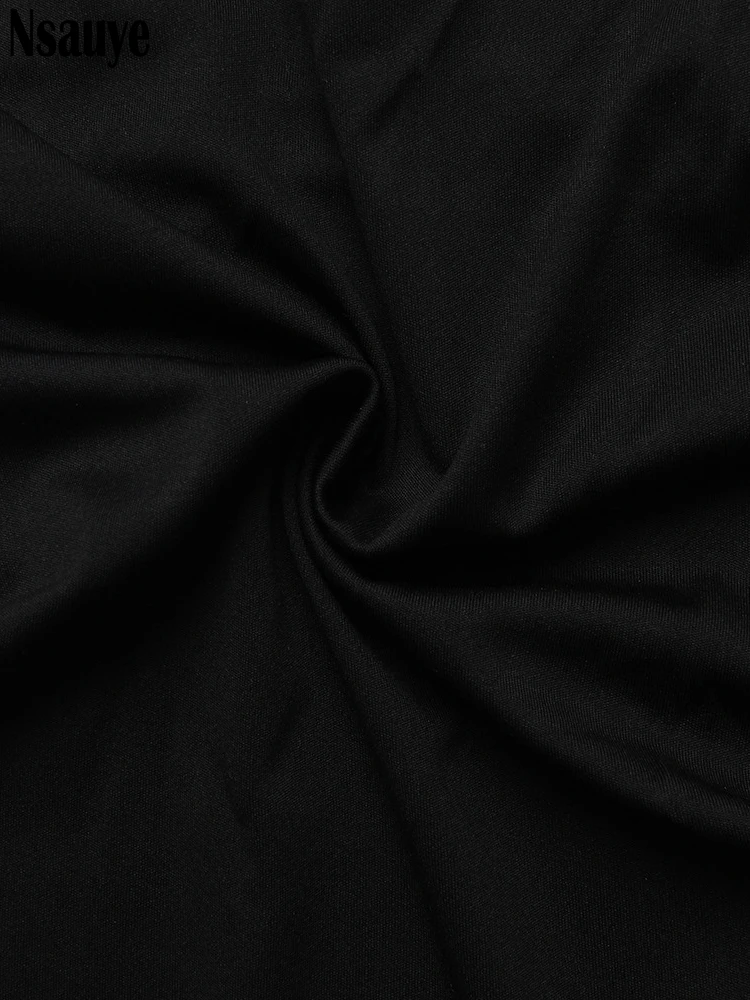 Nsauye 2022 Autumn Summer Sheath Long Puff Sleeve Skinny Women Rompers Bodysuits Y2K Square Collar Fashion Jumpsuit Body Tops – Image 27