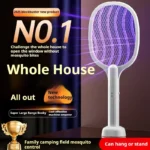 10000M Long-handled Electric Mosquito Killer Household Use Camping Silent Portable Mosquito Killer for Night Attracting Mosquit