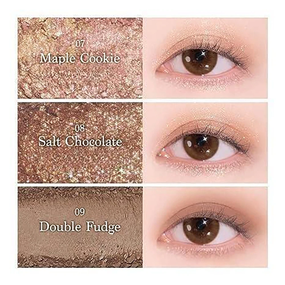 Ice Cream Nine Color Eyeshadow Sequins Glitter Beaded Earth Color Eyeshadow Mashed Potatoes Novice Trendy Instagram Aesthetic – Image 21