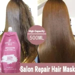 500ML Keratin Hair Mask 5 Seconds Professional Repair Damage Frizzy Soft Smoothing Shiny Hair Deep Moisturizing Hair Care